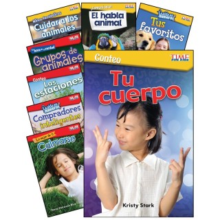 Teacher Created Materials TIME FOR KIDS Math/Science Spanish Grades K-1: 8-Book Set