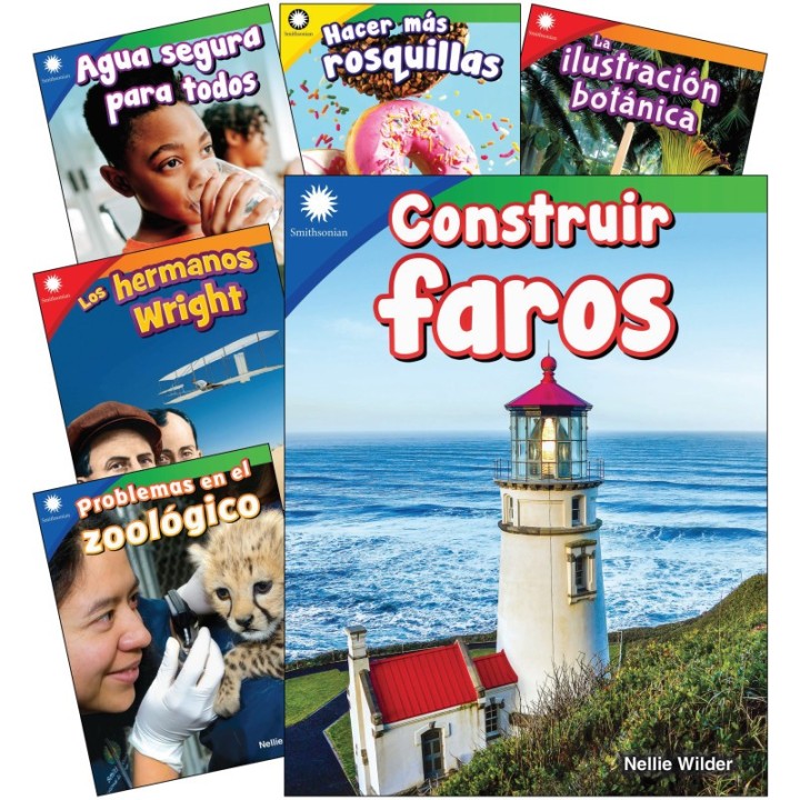 Teacher Created Materials Smithsonian Informational Text: Creative Solutions Spanish Grades K-1: 6-Book Set