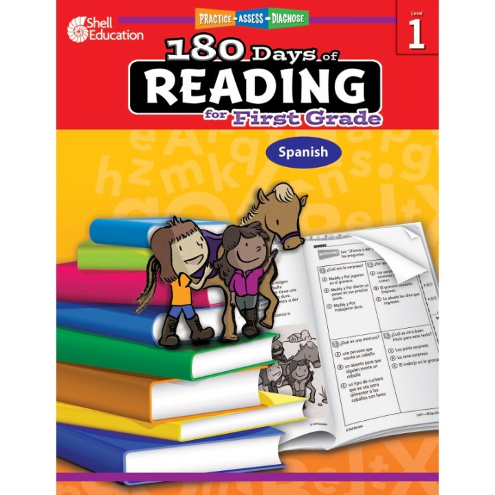 Shell Education 180 Days of Reading for First Grade (Spanish)