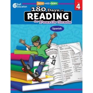 Shell Education 180 Days of Reading for Fourth Grade (Spanish)