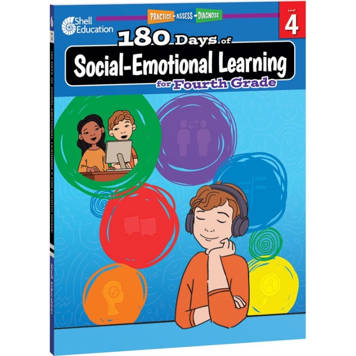 Shell Education 180 Days of Social-Emotional Learning for Fourth Grade
