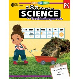 Shell Education 180 Days of Science, Grade PreK