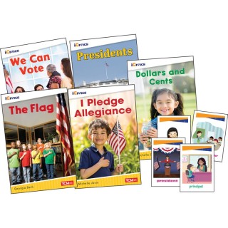 Teacher Created Materials iCivics Grade K: Leadership & Responsibility 5-Book Set + Game Cards