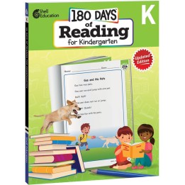 Shell Education 180 Days of Reading 2nd Edition, Grade K
