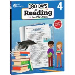 Shell Education 180 Days of Reading 2nd Edition, Grade 4