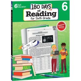 Shell Education 180 Days of Reading 2nd Edition, Grade 6
