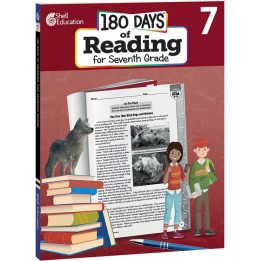 Shell Education 180 Days of Reading 2nd Edition, Grade 7