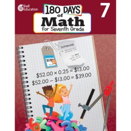 Shell Education 180 Days of Math for Seventh Grade