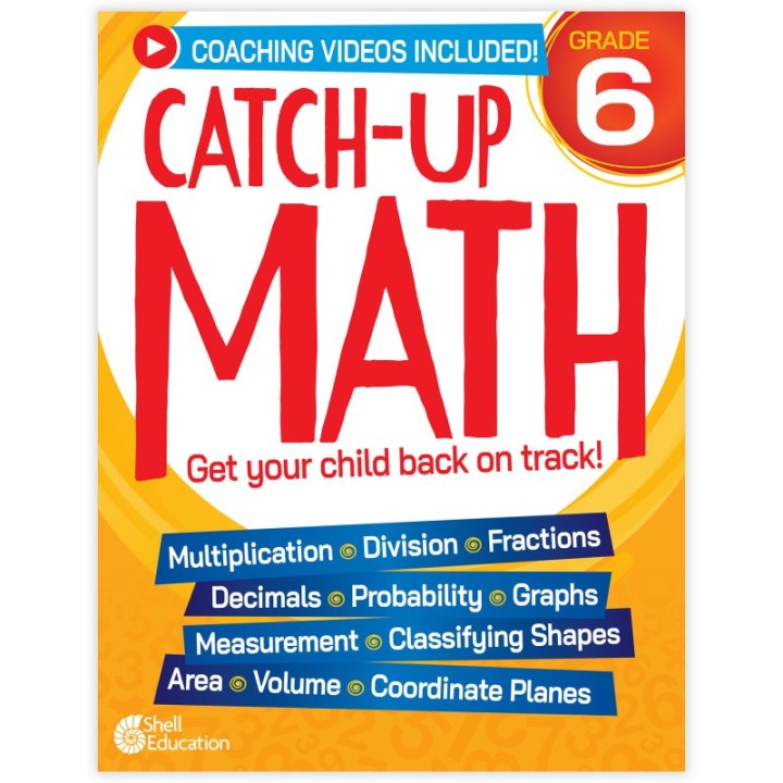 Shell Education Catch-Up Math, Grade 6