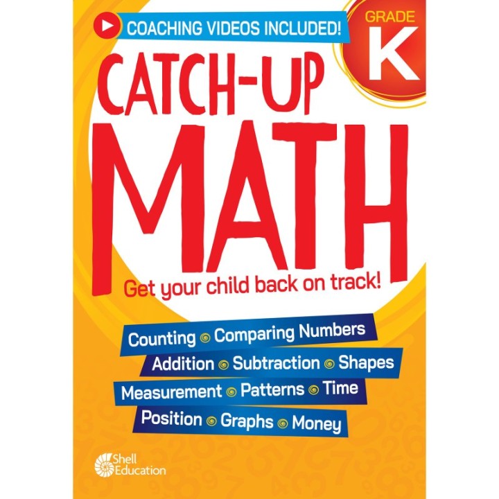 Shell Education Catch-Up Math Book, Kindergarten