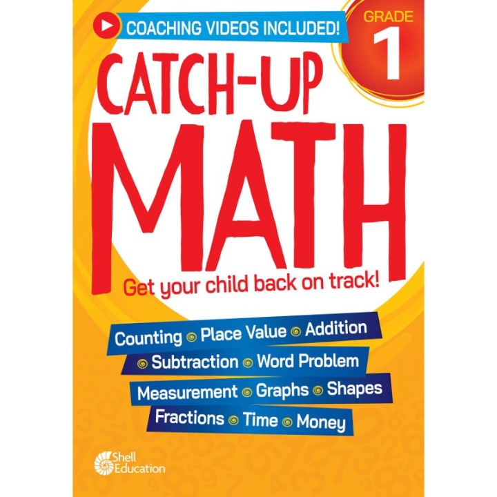 Shell Education Catch-Up Math Book, 1st Grade
