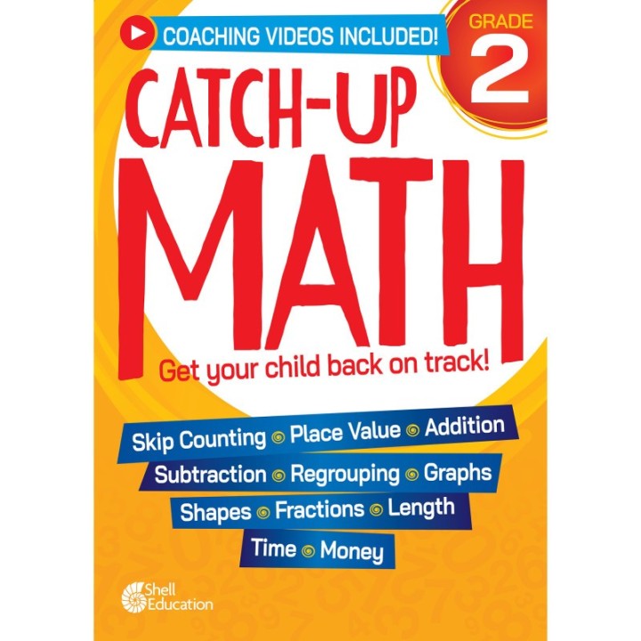 Shell Education Catch-Up Math Book, 2nd Grade