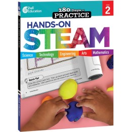 Shell Education 180 Days: Hands-On STEAM, Grade 2