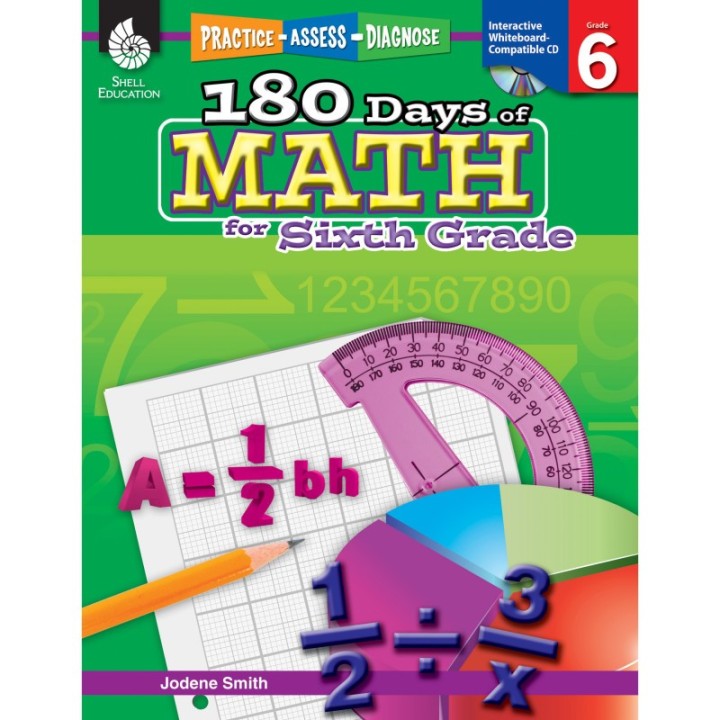 Shell Education 180 Days of Math for Sixth Grade