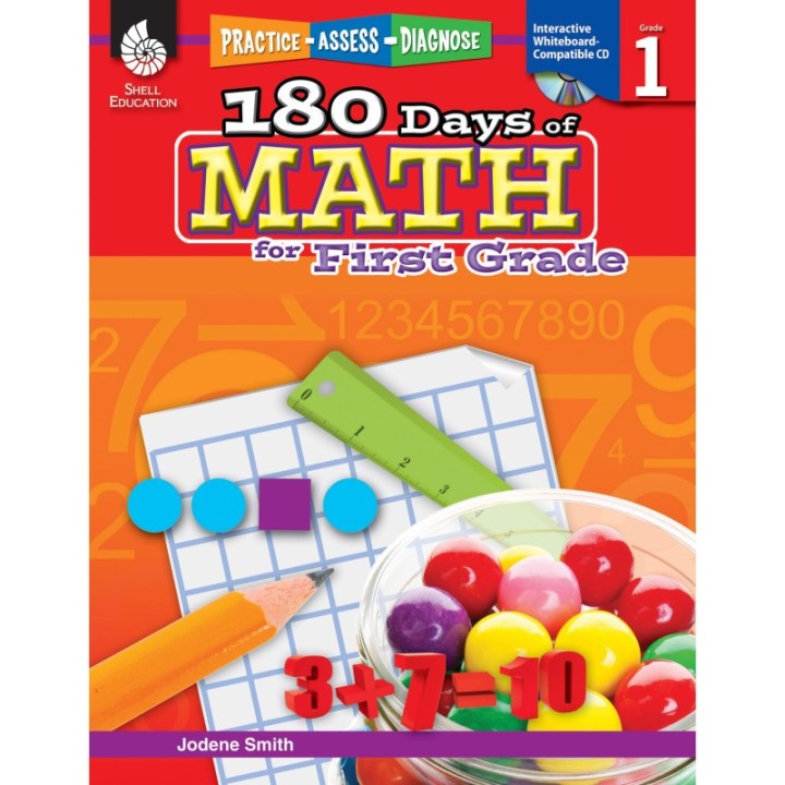 Shell Education 180 Days of Math for First Grade