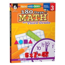Shell Education 180 Days of Math for Third Grade