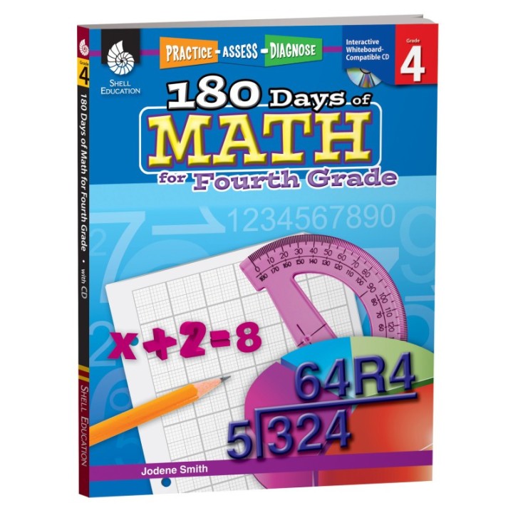 Shell Education 180 Days of Math for Fourth Grade