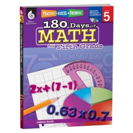 Shell Education 180 Days of Math for Fifth Grade