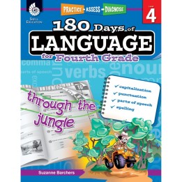 Shell Education 180 Days of Language for Fourth Grade