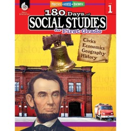 Shell Education 180 Days of Social Studies for First Grade