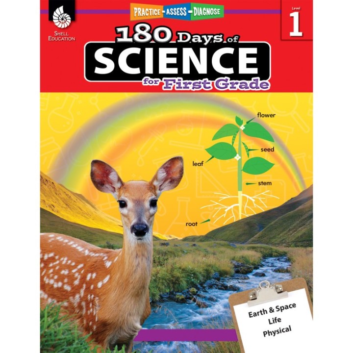 Shell Education 180 Days of Science for First Grade