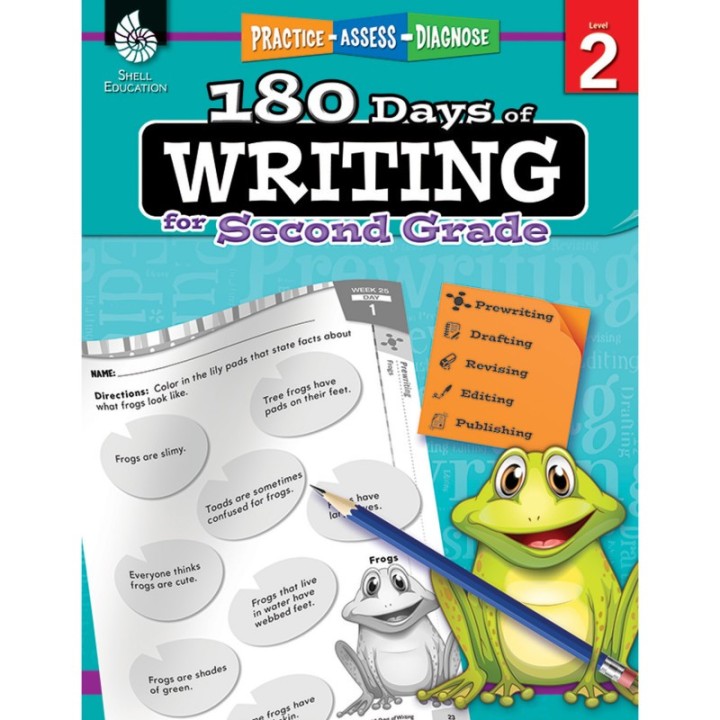 Shell Education 180 Days of Writing for Second Grade