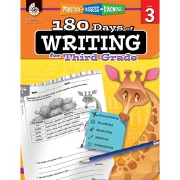 Shell Education 180 Days of Writing for Third Grade