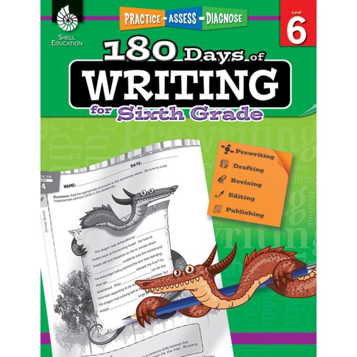 Shell Education 180 Days of Writing for Sixth Grade
