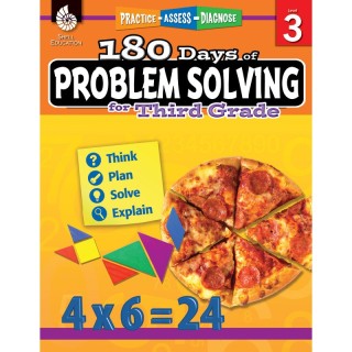 Shell Education 180 Days of Problem Solving for Third Grade