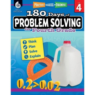 Shell Education 180 Days of Problem Solving for Fourth Grade