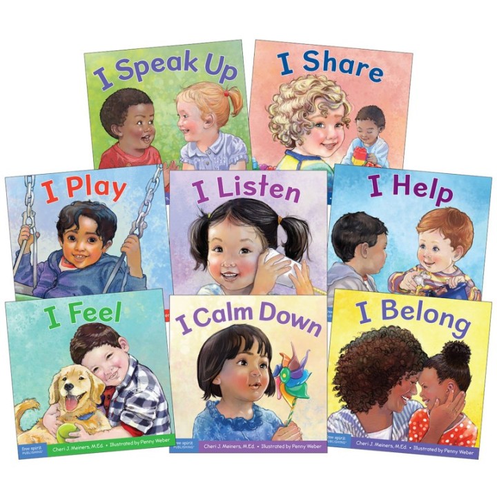 Free Spirit Publishing Learning About You & Me Board Books, Set of 8 Books
