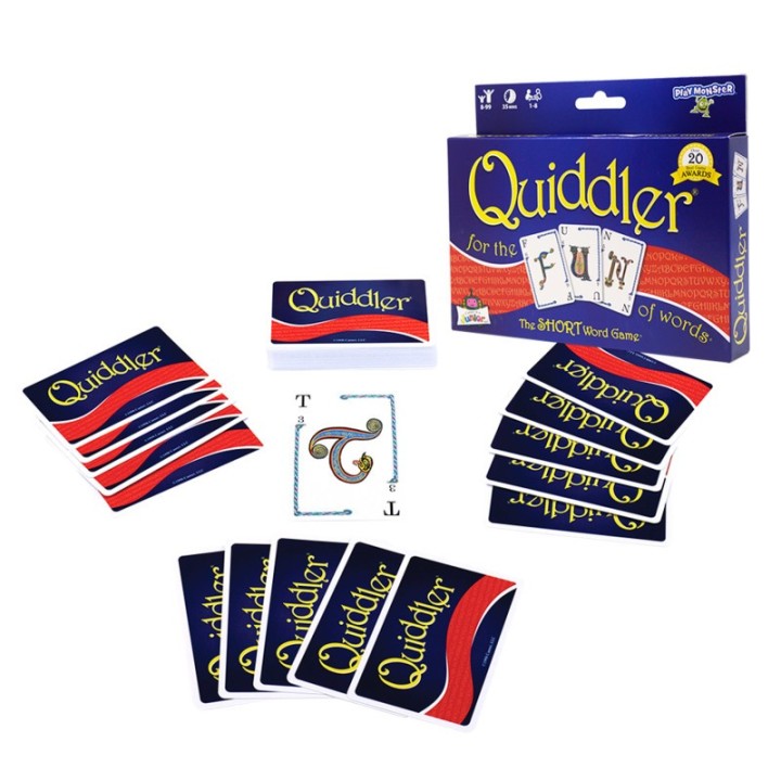 SET® Family Games Quiddler® Word Game