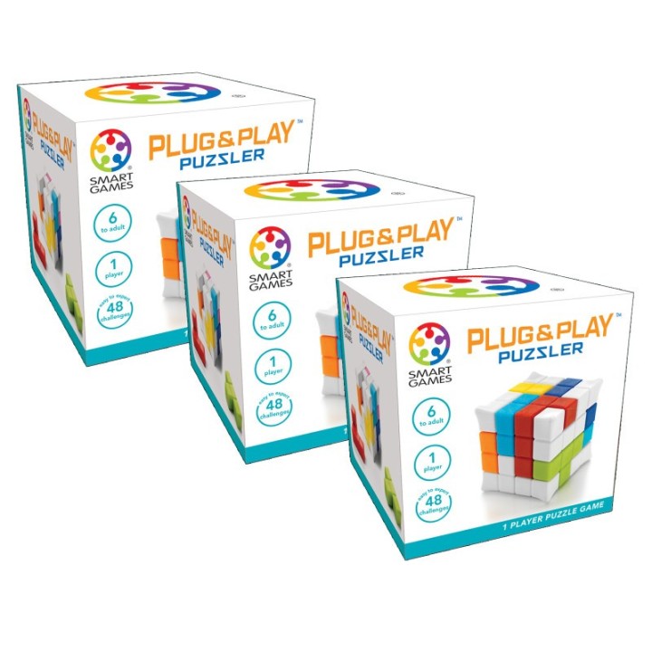 SmartGames® Plug & Play Puzzler, Pack of 3