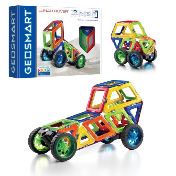 GeoSmart™ Lunar Rover 30 pc., Magnetic Construction