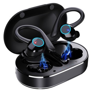 Alpha Digital Ear-hook Wireless Noise Cancelling Lightweight Earbuds