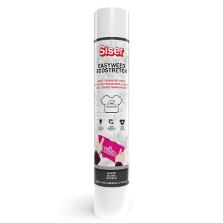SISER Easyweed Ecostretch HTV Heat Transfer Vinyl, 36", White
