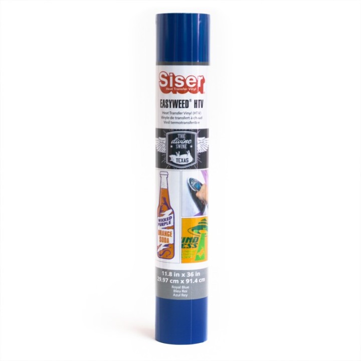 SISER Easyweed HTV Heat Transfer Vinyl, 36", Royal Blue