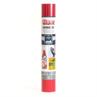 SISER Easyweed HTV Heat Transfer Vinyl, 36", Red