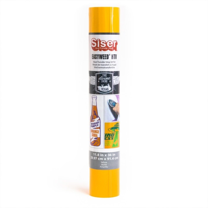 SISER Easyweed HTV Heat Transfer Vinyl, 36", Yellow