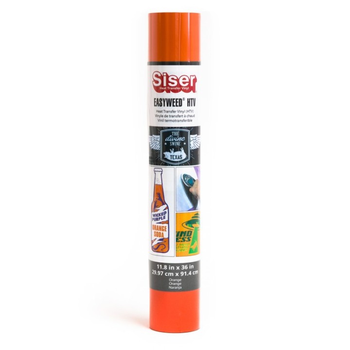 SISER Easyweed HTV Heat Transfer Vinyl, 36", Orange