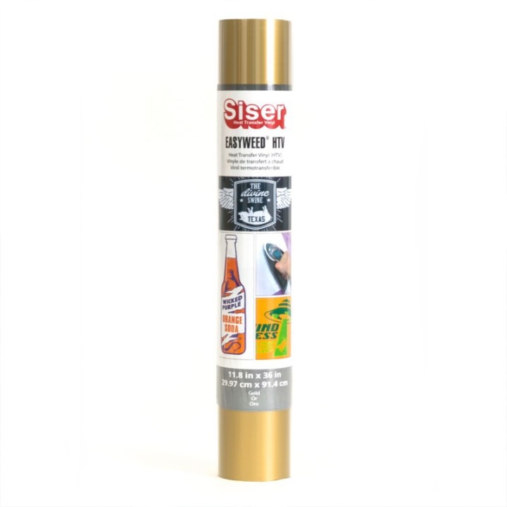 SISER Easyweed HTV Heat Transfer Vinyl, 36", Gold