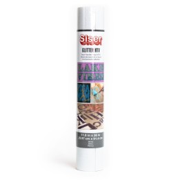 SISER Glitter HTV Heat Transfer Vinyl, 36", White