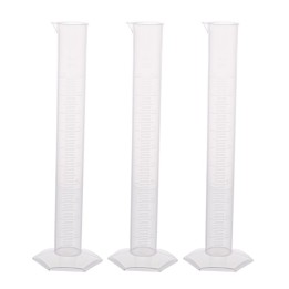 Supertek® Polypropylene Measuring Cylinder, Hexagonal Base, 1000ml, Pack of 3