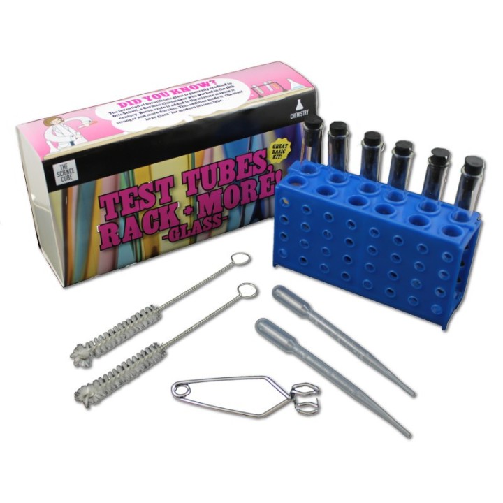 Supertek® Test Tubes, Rack and More, Glass