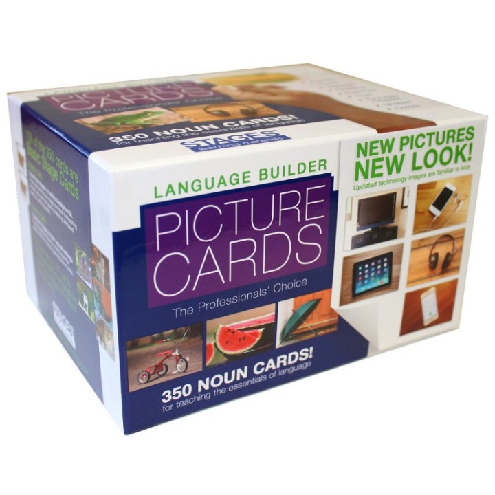 Stages Learning Materials Language Builder® Picture Nouns Card Set 1, Pack of 350
