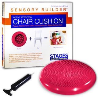 Stages Learning Materials Sensory Builder® Active Attention Chair Cushion, Red