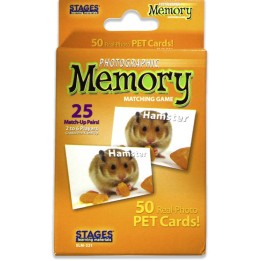 Stages Learning Materials Photographic Memory Matching Game, Pets