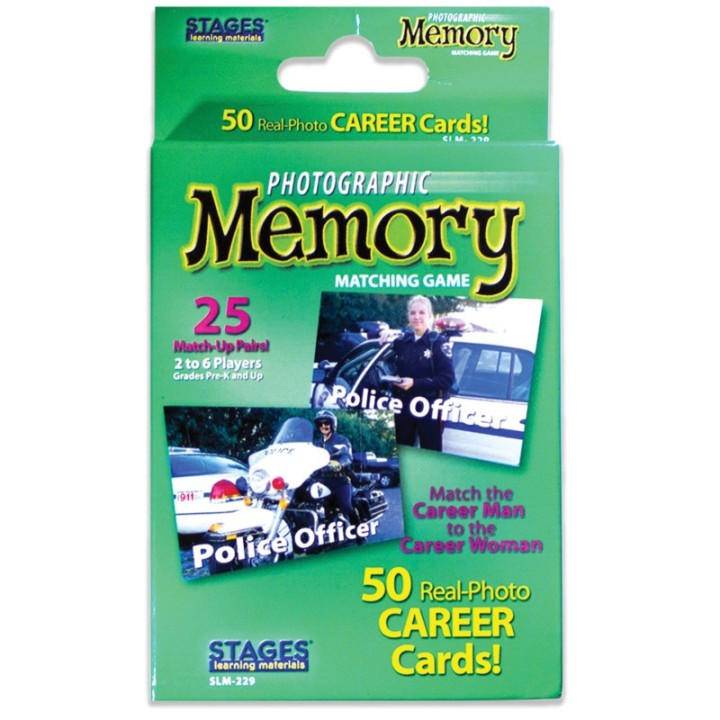 Stages Learning Materials Photographic Memory Matching Game, Careers