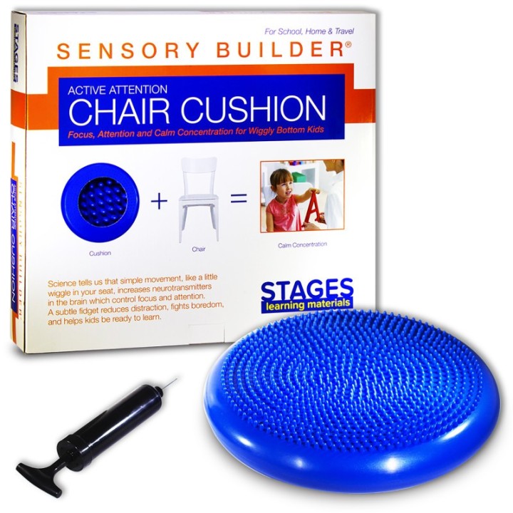 Stages Learning Materials Sensory Builder: Wiggle Cushion (Blue)