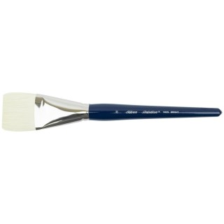 Silver Brush Bristlon Brush, Bright, Short Handle, Size 20